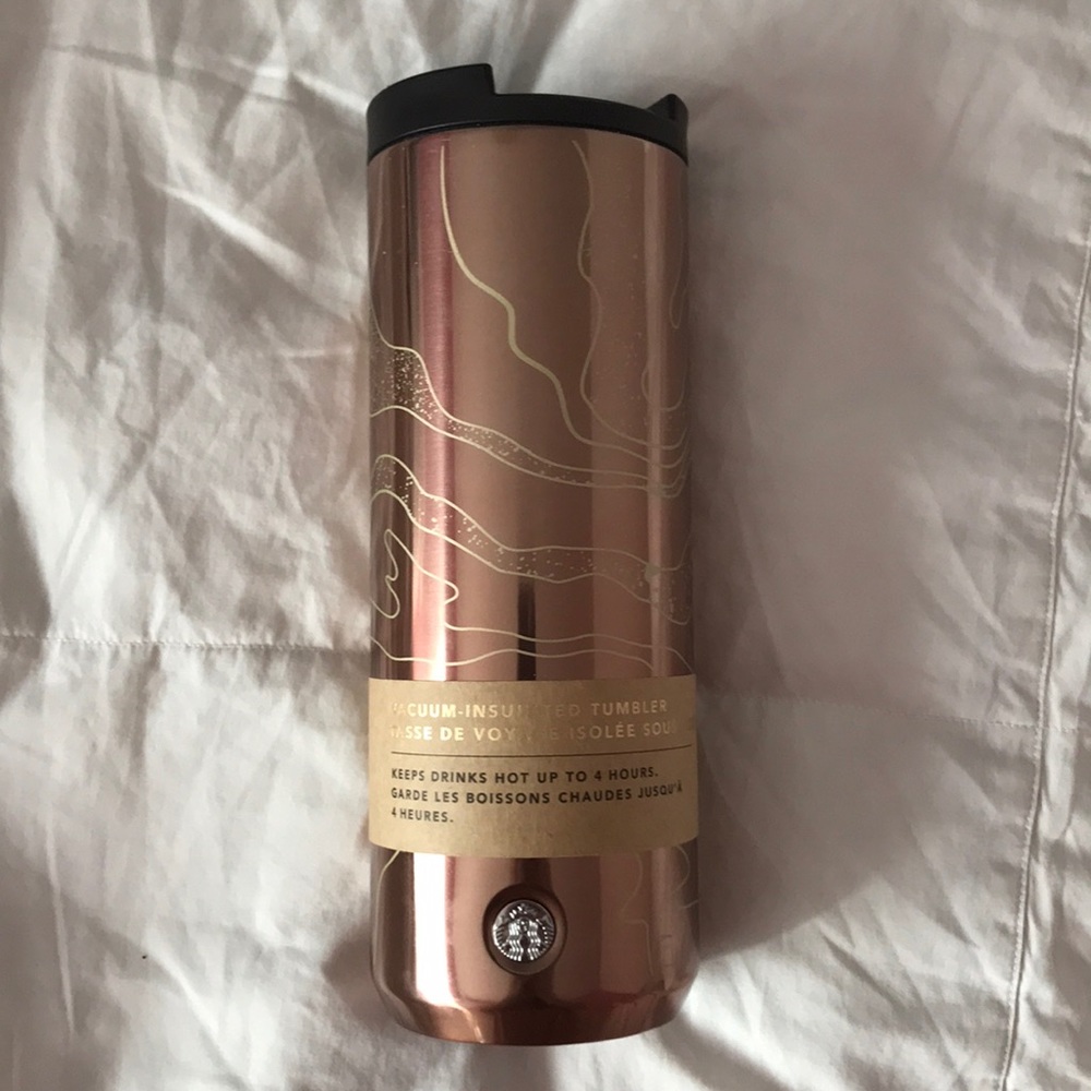 Copper Starbucks insulated tumbler
